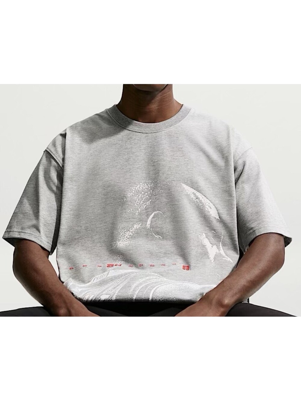 Nike Men’s Size Large (Loose) Kobe Dri-Fit Basketball T-Shirt Dark Grey Heather - Picture 6 of 15